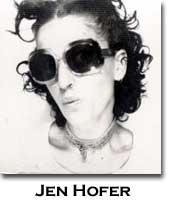 black and white photo of Hofer in sunglasses