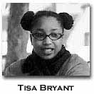 Black and white photo of Tisa Bryant.