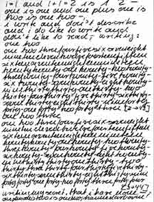 handwritten text on a white page