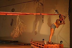 from 'Peforming Objects In The Subworld', San Francisco. Photograph by Donald Swearingen