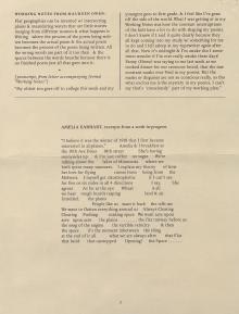 How(ever) Maureen Owen Working Notes facsimile 